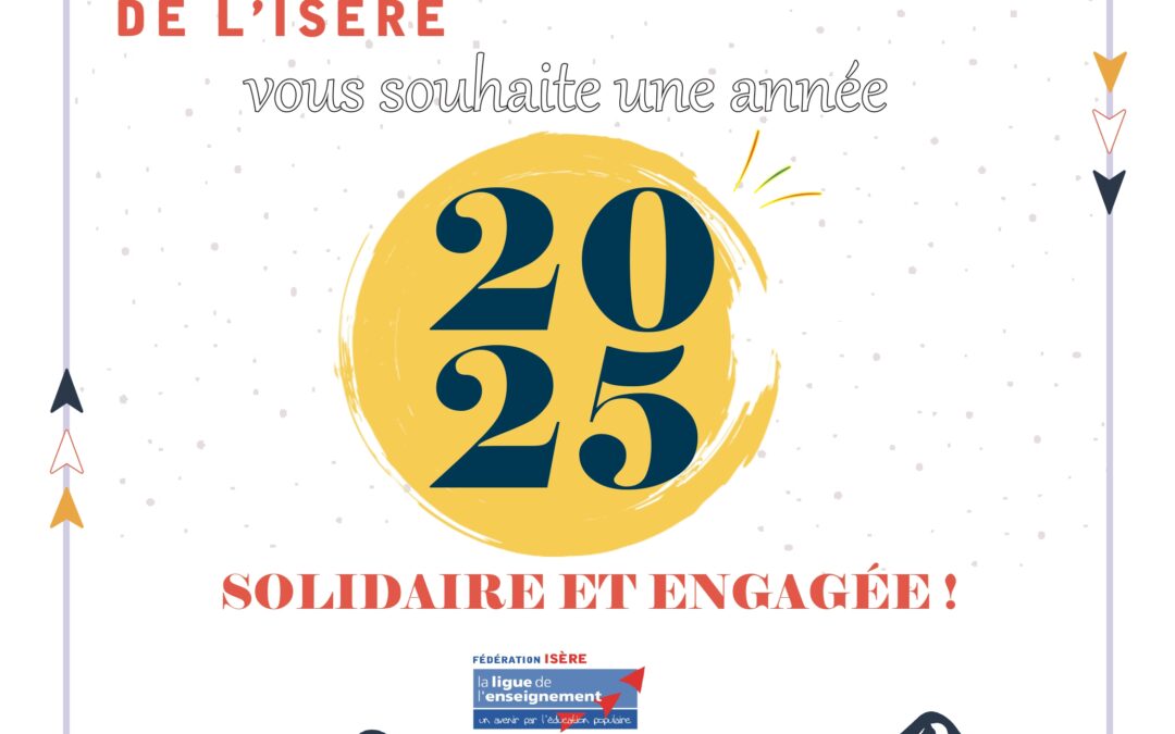 Meilleurs vœux pour 2025
